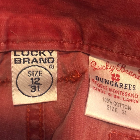 Red Lucky wide leg capris 🌻❤️ - Picture 5 of 5